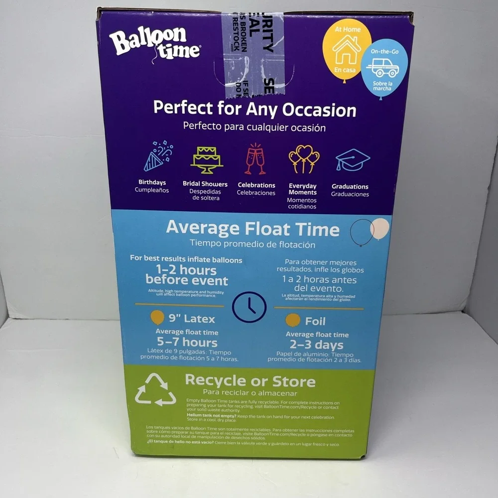 Balloon Time helium tank